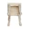 International Concepts Rectangle 21 in High Tea Table, 12 W, 12 L, 21 in H, Wood, Unfinished TT21 - alternate 3